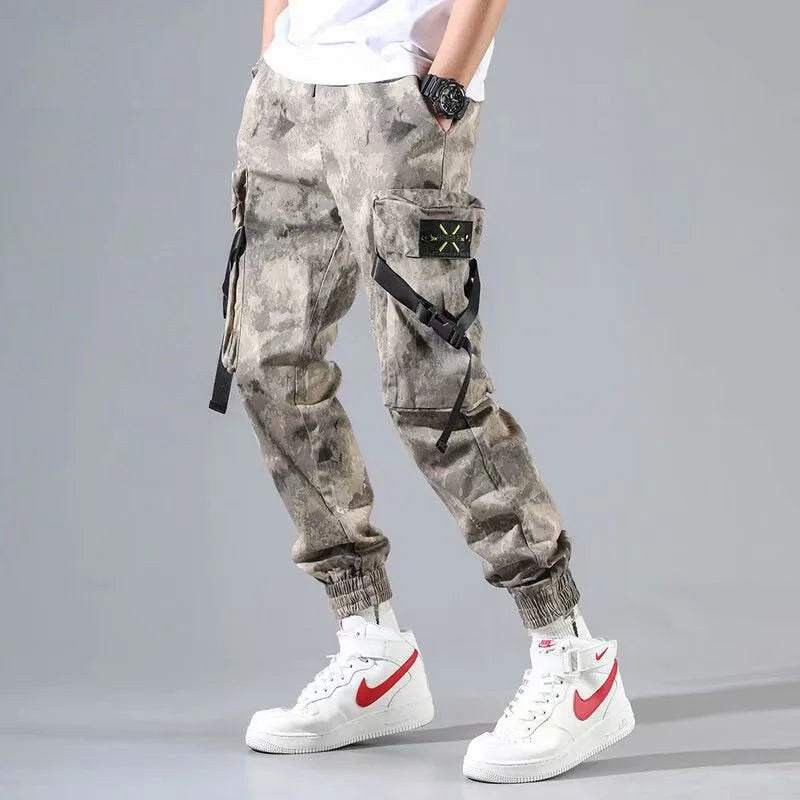 Streetwear Jogging Pants Men Harajuku Winter Spring Hip Hop Cargo Japanese Style Trousers Casual Techwear Male'S Sports Suit