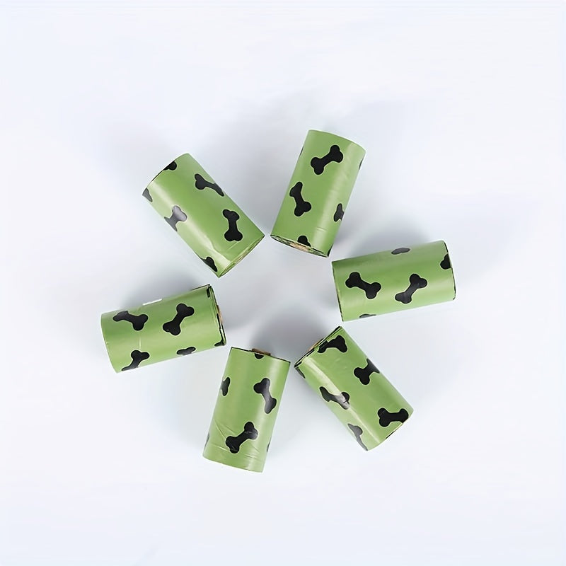 Environmentally Friendly Biodegradable Pet Litter Bags Dog Waste Bags with Dog Poop Bag Dispenser Dog Poop Bags Thickened Poop Bags Leak-Proof Dog Waste Bags for Pet Supplies