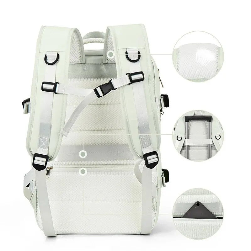 Travel Backpack for Women Men Travel Bag Watreproof Hiking Backpack College Laptop Backpack for Traveling on Airplane Expansion