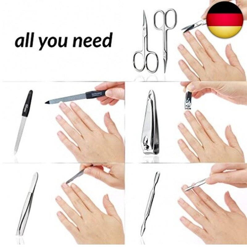 Marqus Maniküre Set Herren Und Damen 7 Teile Mit Nagelzange Solingen Made In