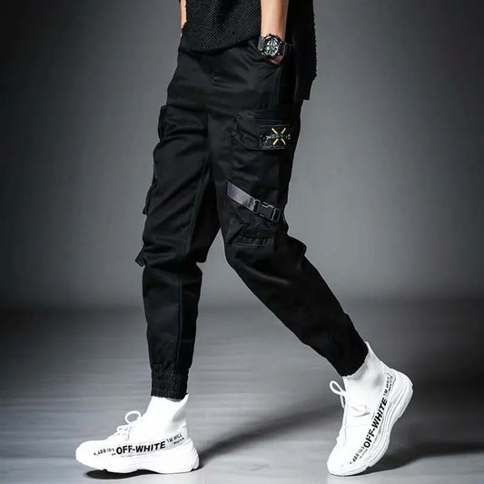 Streetwear Jogging Pants Men Harajuku Winter Spring Hip Hop Cargo Japanese Style Trousers Casual Techwear Male'S Sports Suit