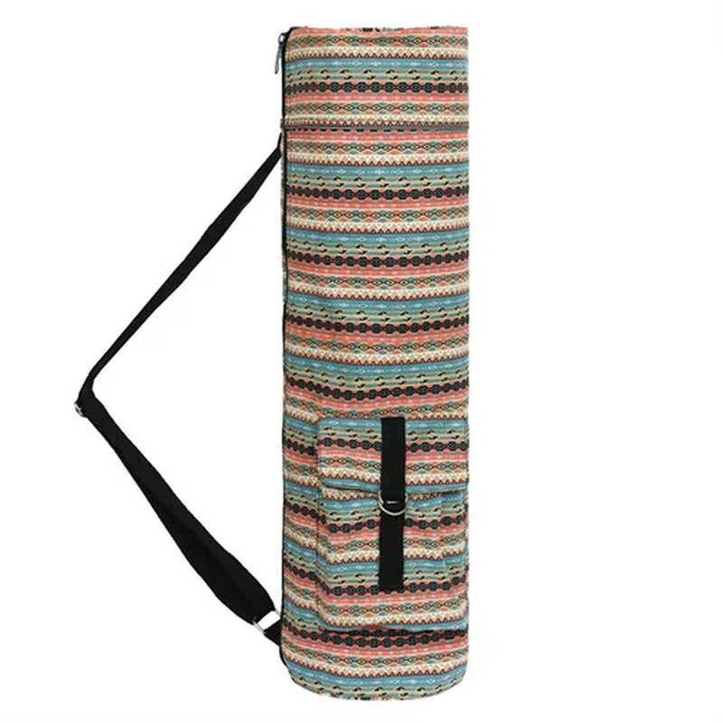 Hot Sale Yoga Bag Canvas Yoga Mat Bag European Style Gym Mat Bag Yoga Backpack Waterproof Pilates Mat Case Bags Carriers 68*18Cm