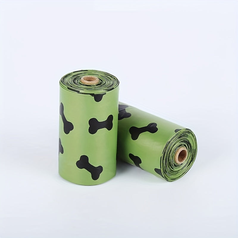 Environmentally Friendly Biodegradable Pet Litter Bags Dog Waste Bags with Dog Poop Bag Dispenser Dog Poop Bags Thickened Poop Bags Leak-Proof Dog Waste Bags for Pet Supplies