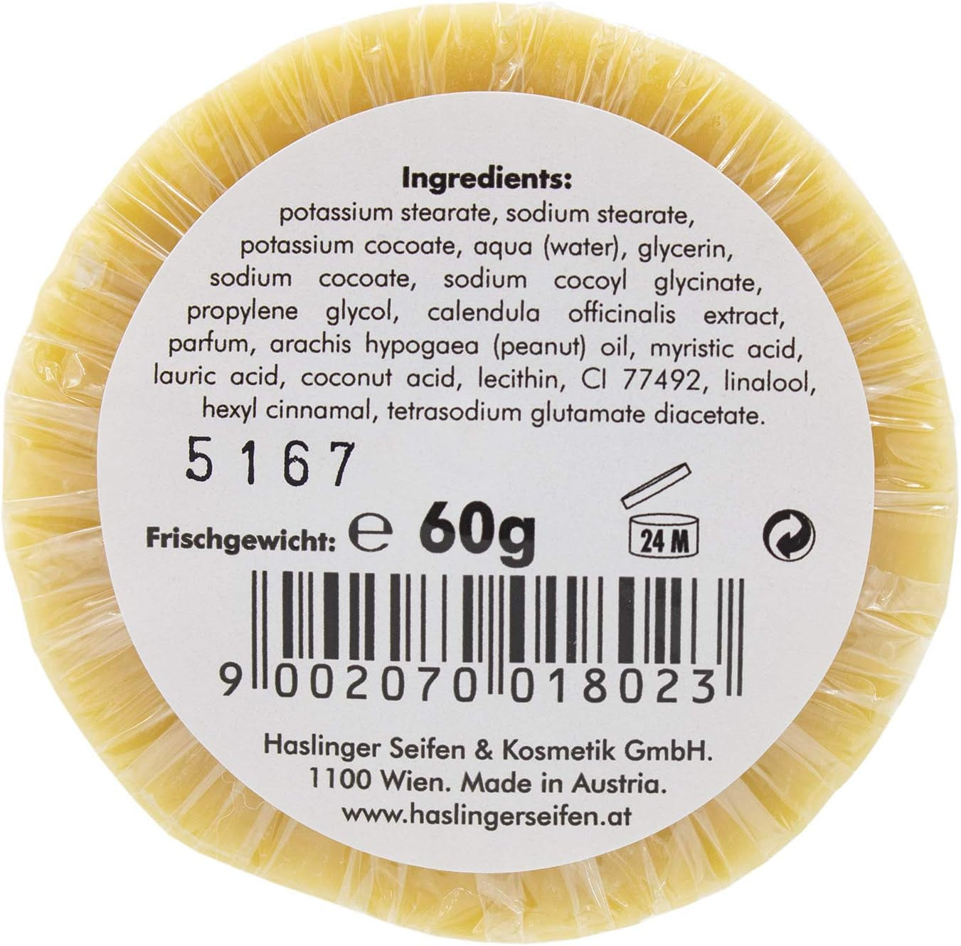 Ringelblumen Rasierseife, 60 G