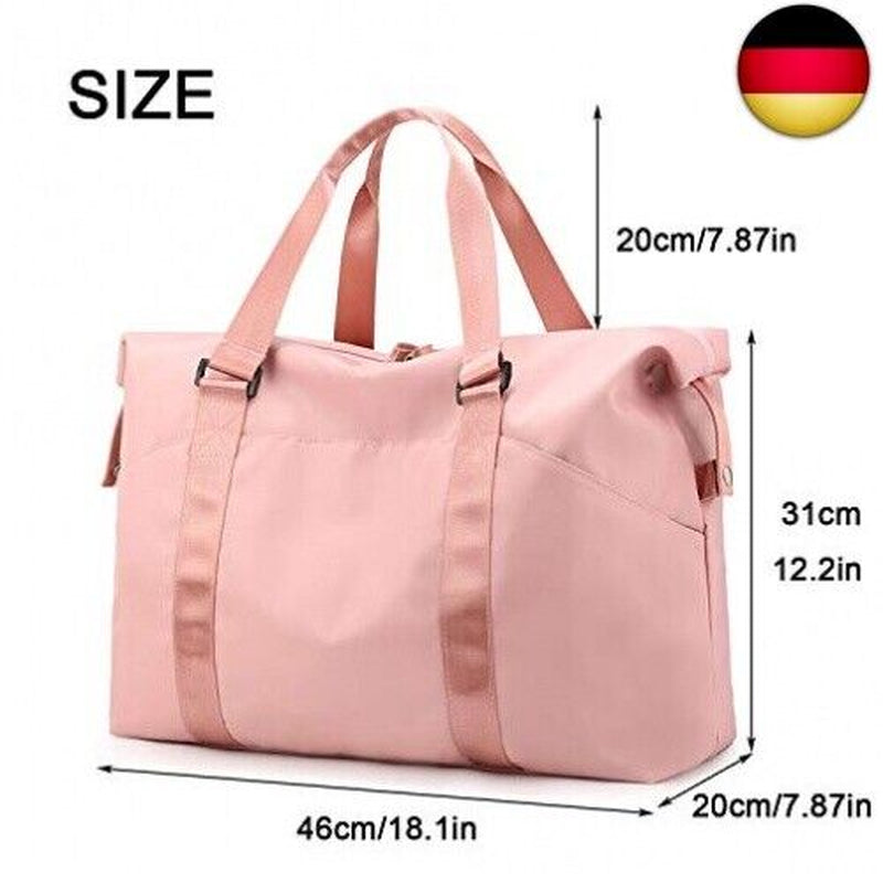 SIVENKE Sporttasche Damen / Herren Mit Nassfach, Freizeit Handtasche Faltbar