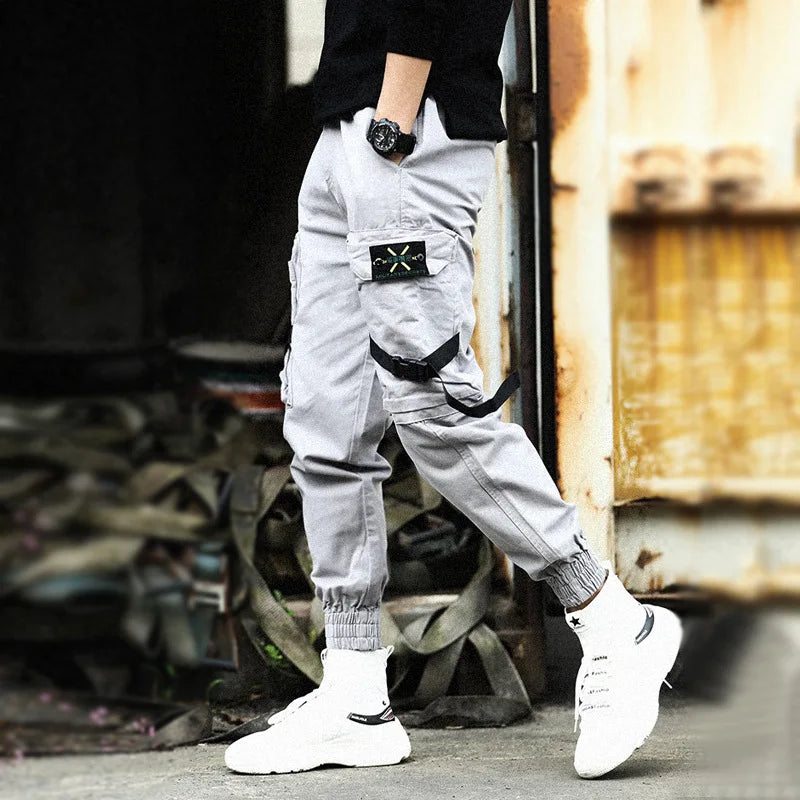 Streetwear Jogging Pants Men Harajuku Winter Spring Hip Hop Cargo Japanese Style Trousers Casual Techwear Male'S Sports Suit