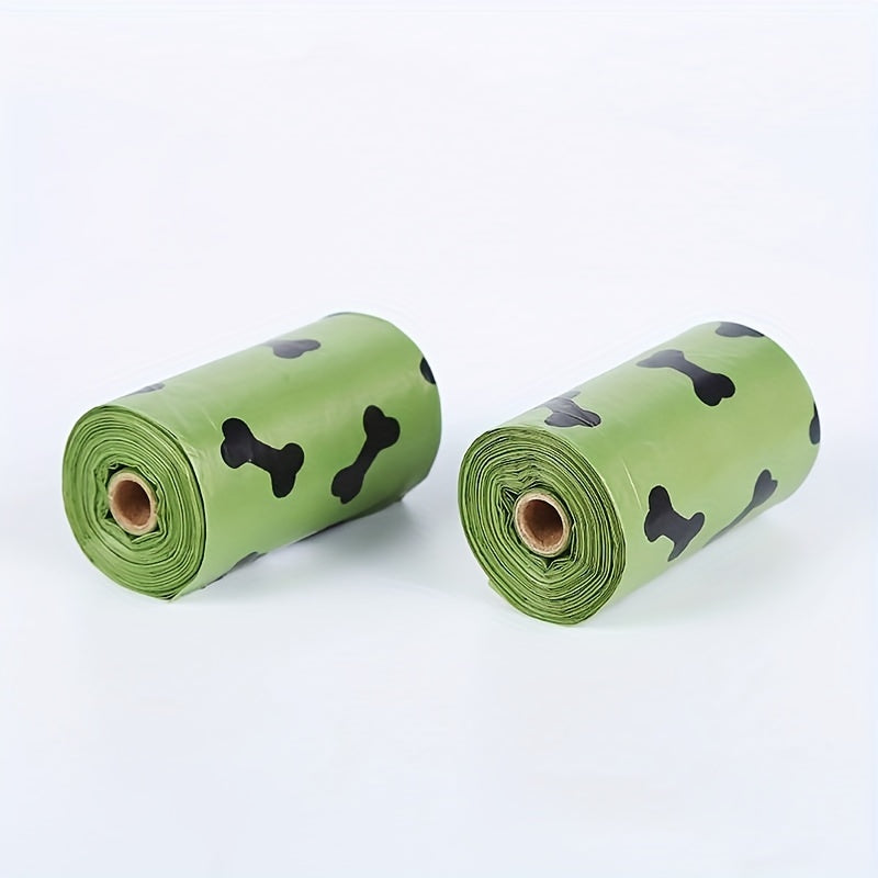 Environmentally Friendly Biodegradable Pet Litter Bags Dog Waste Bags with Dog Poop Bag Dispenser Dog Poop Bags Thickened Poop Bags Leak-Proof Dog Waste Bags for Pet Supplies