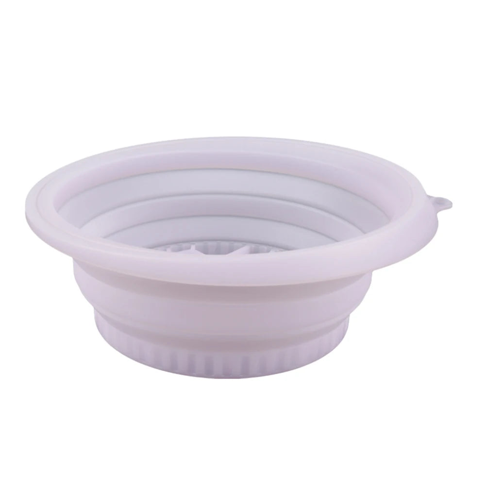 Silicone Ice Facial Folding Washbasin with Ice Tray Collapsible Facial Plunge Bowl Face Ice Bath Water Chiller