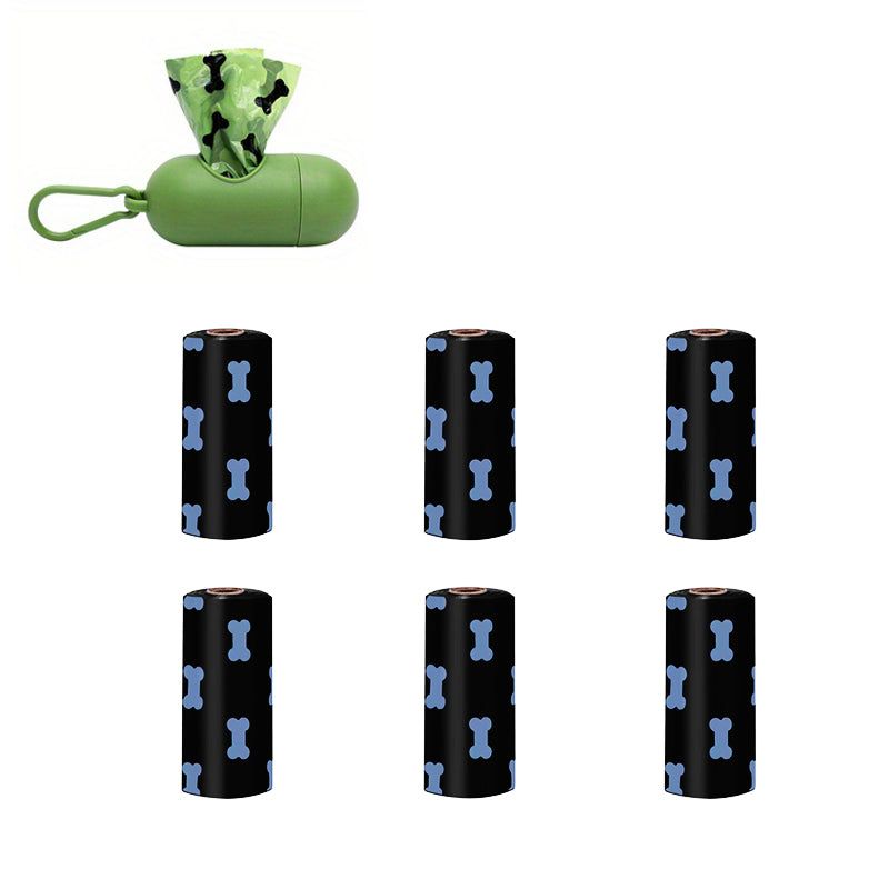 Environmentally Friendly Biodegradable Pet Litter Bags Dog Waste Bags with Dog Poop Bag Dispenser Dog Poop Bags Thickened Poop Bags Leak-Proof Dog Waste Bags for Pet Supplies